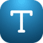Fullscreen Text logo